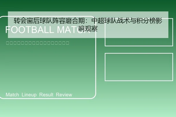 转会窗后球队阵容磨合期：中超球队战术与积分榜影响观察